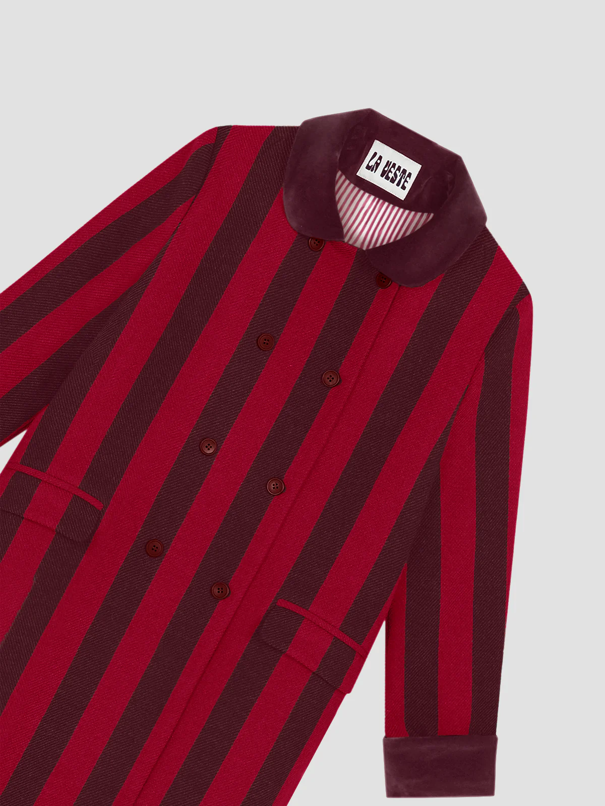 Miranda Coat Striped 07 - Image 2