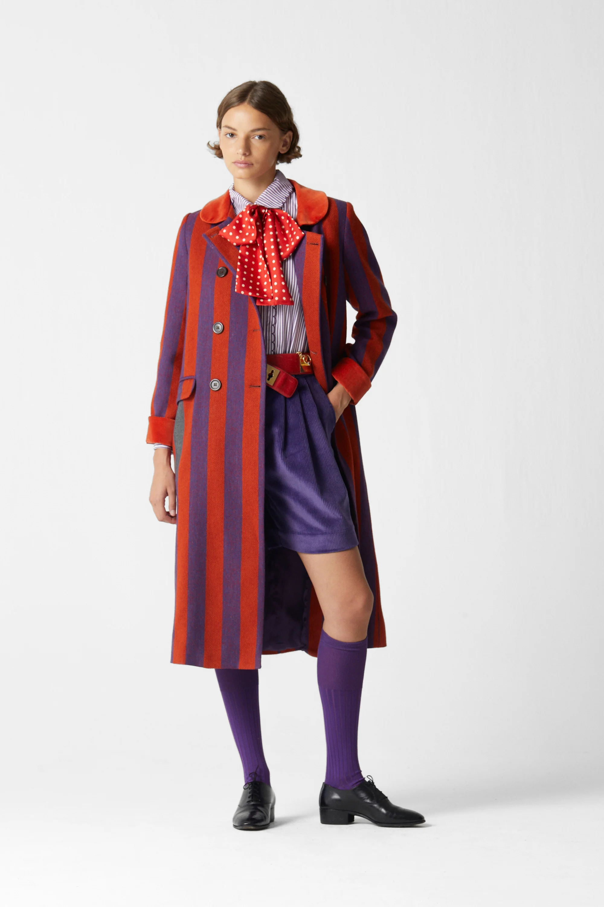 Miranda Coat Striped Caldero - Image 2