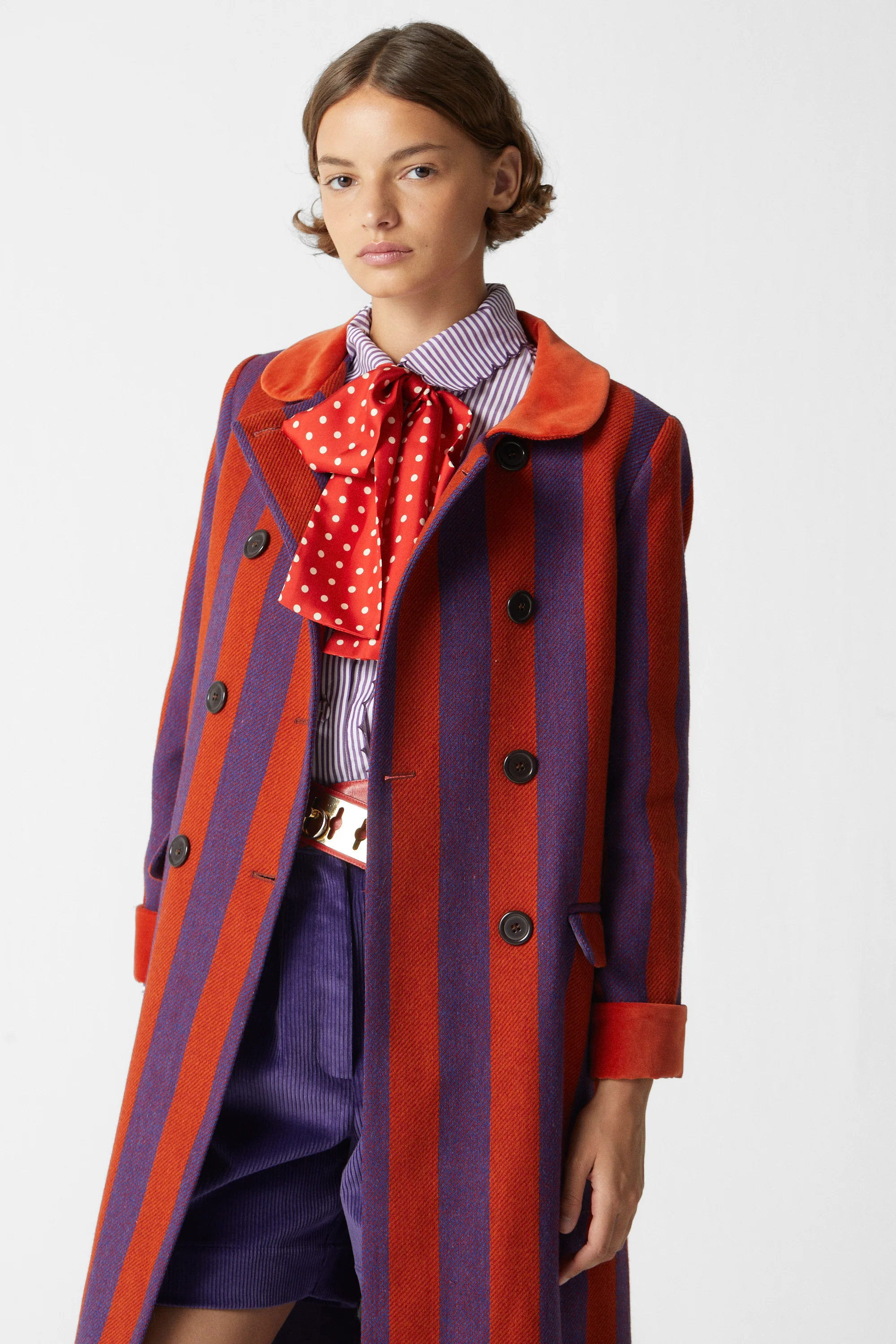 Miranda Coat Striped Caldero - Image 5