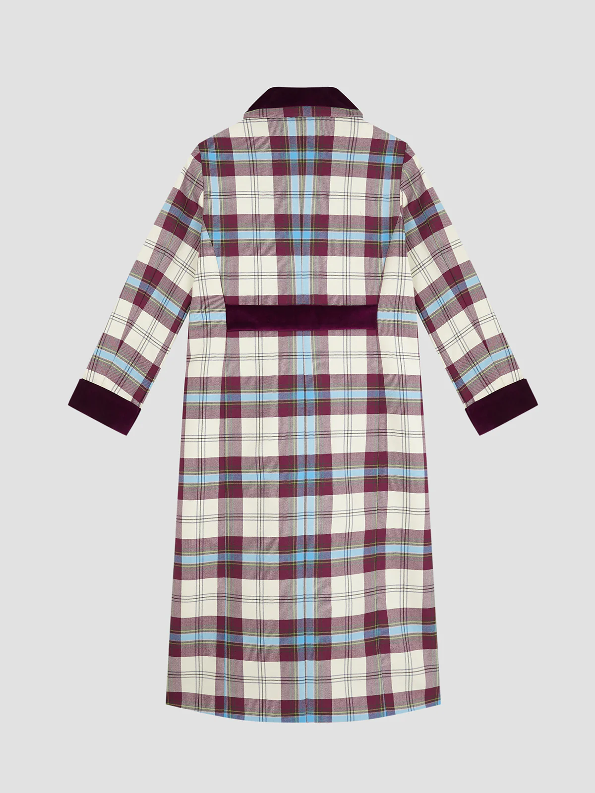 Miranda Coat Tartan Celeste - Image 8