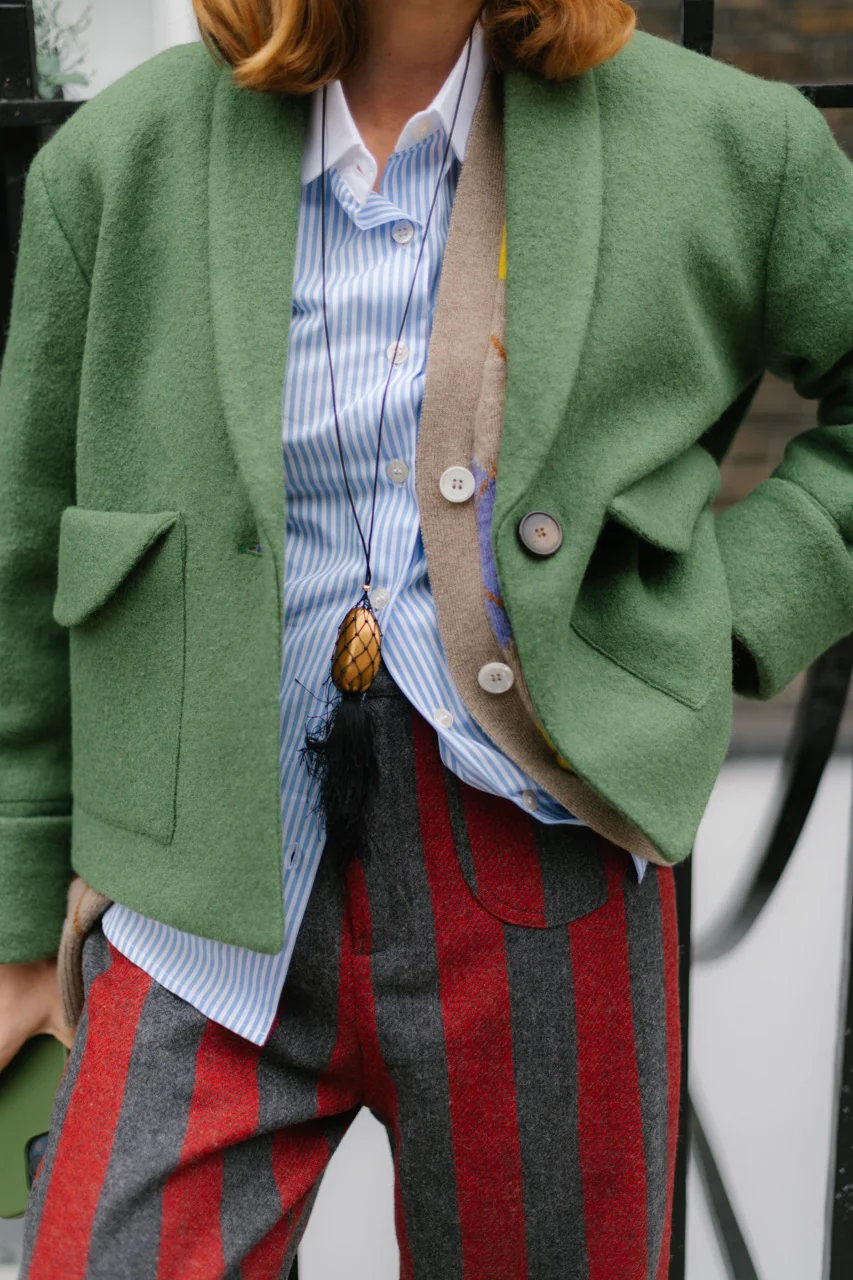 Monty Wool Jacket Green - Image 4