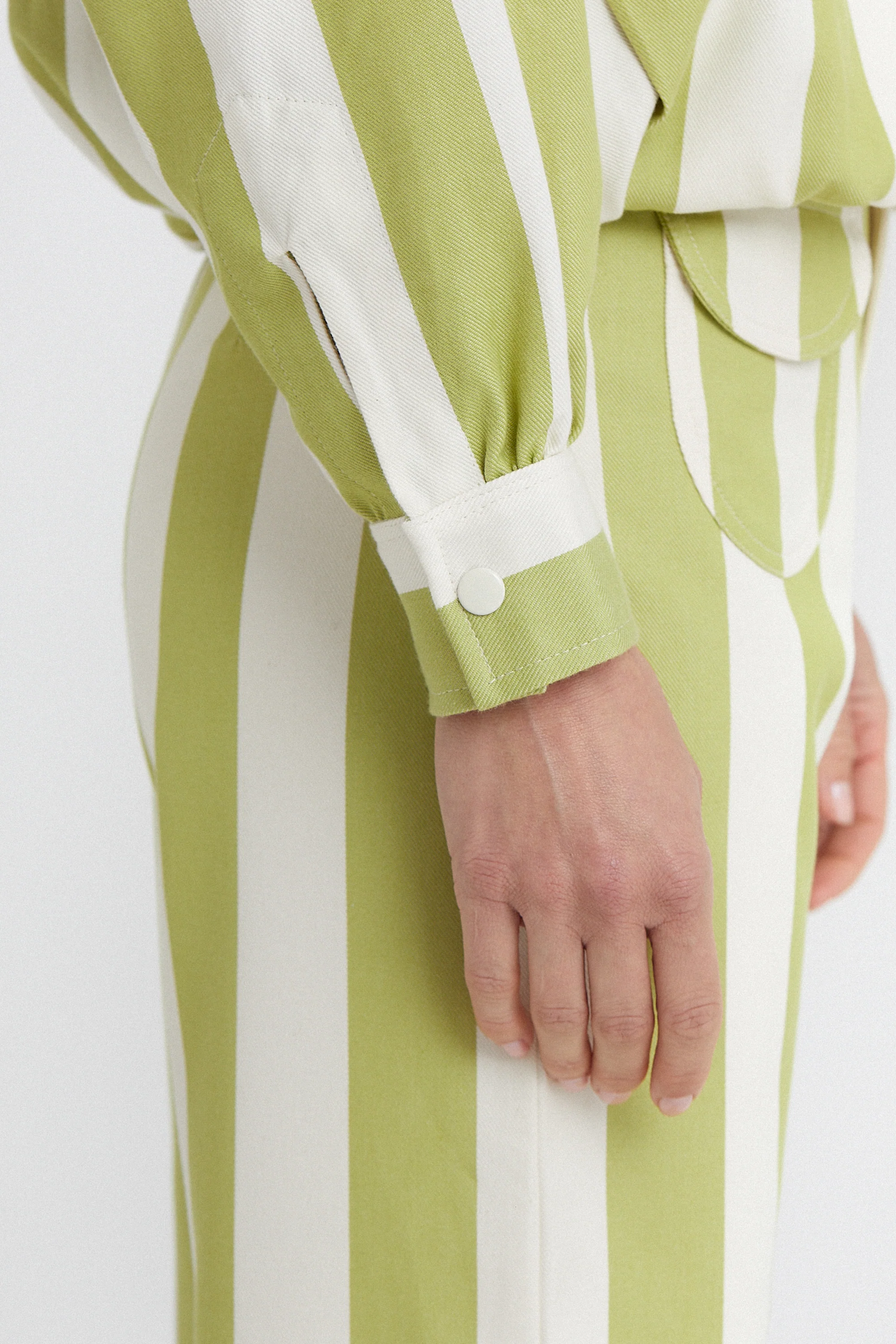Parasol Bomber Jacket Lime - Image 3
