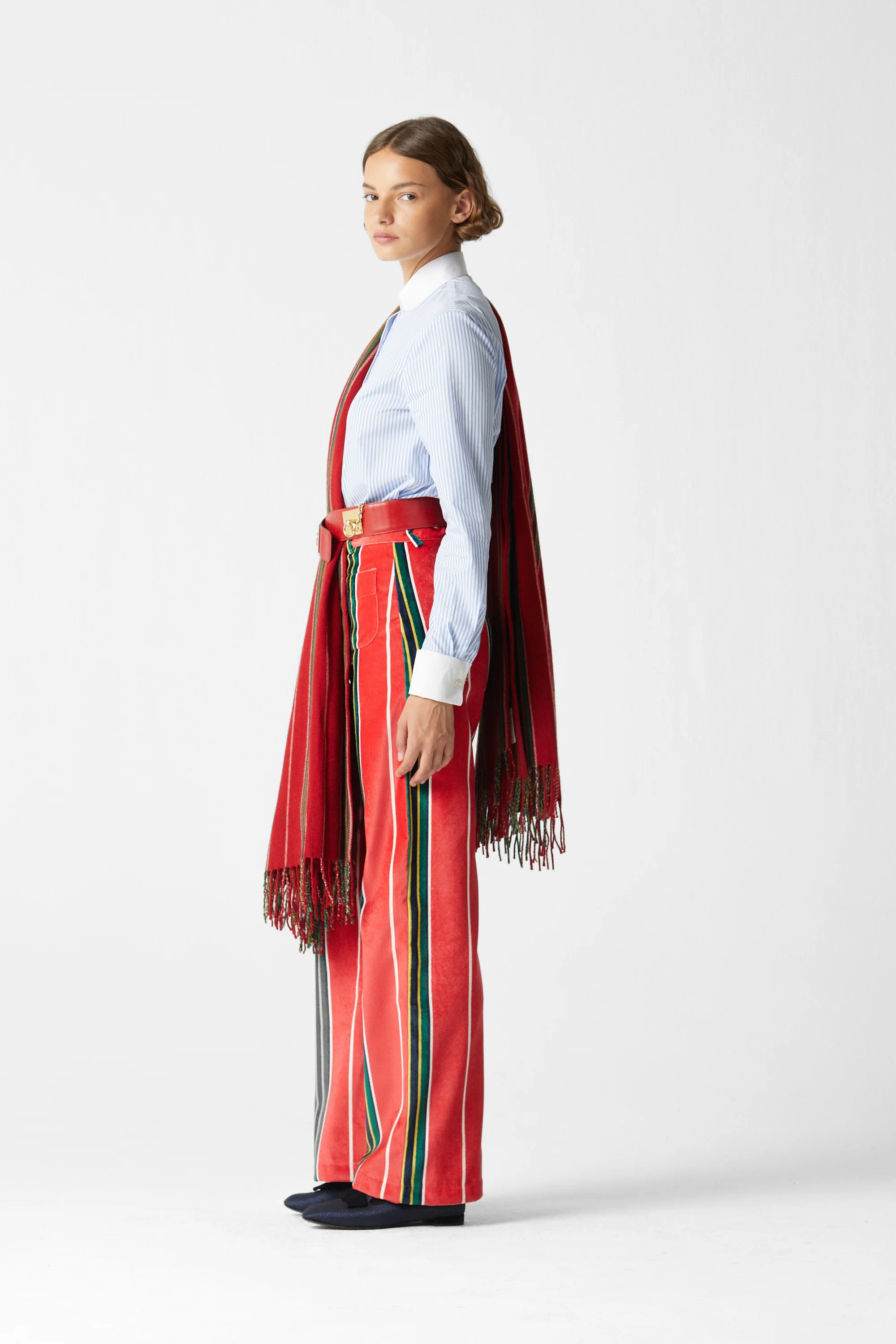 Pippi Pants Velvet Red - Image 4