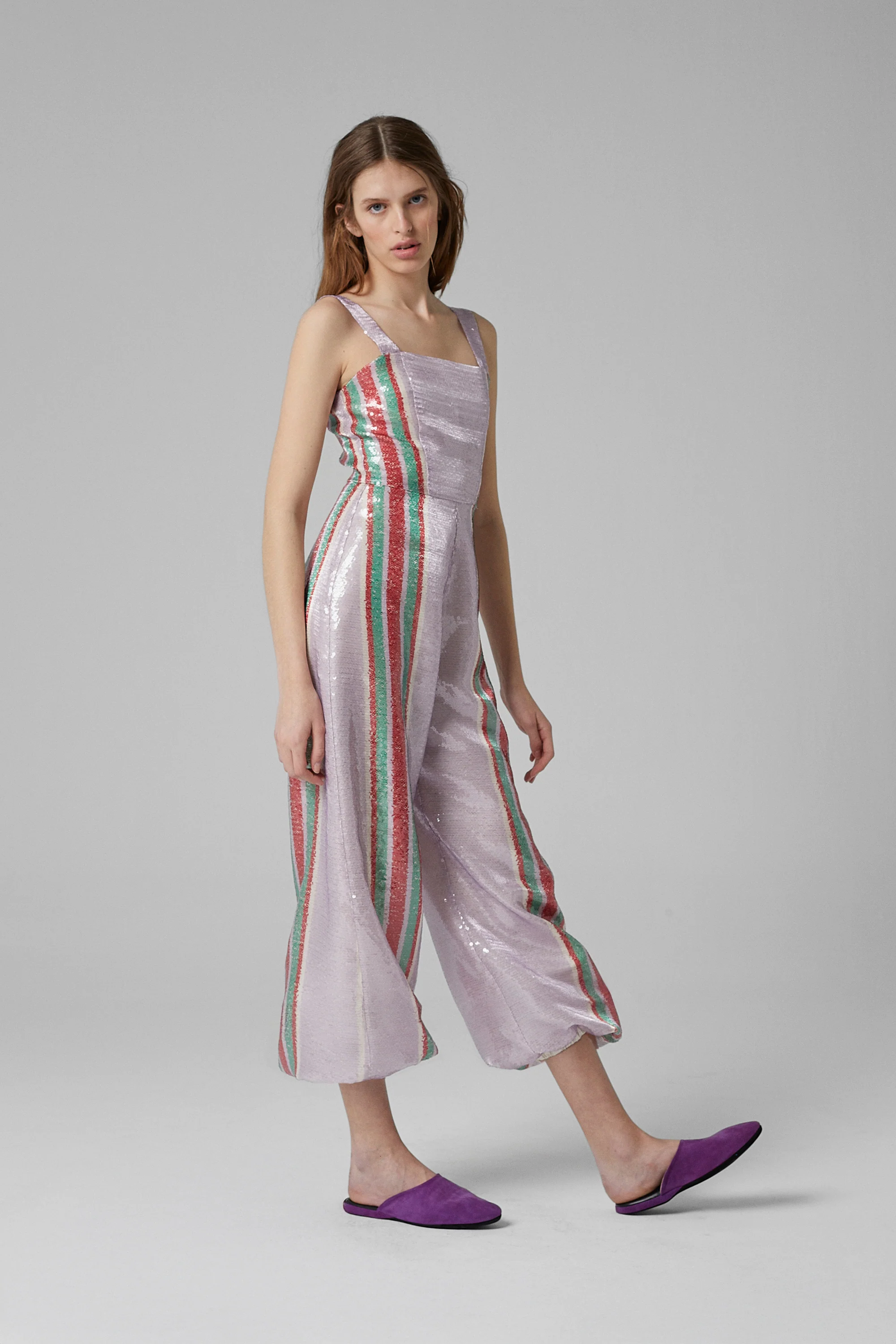 Pippi Sequin Jumpsuit Lila - Image 6