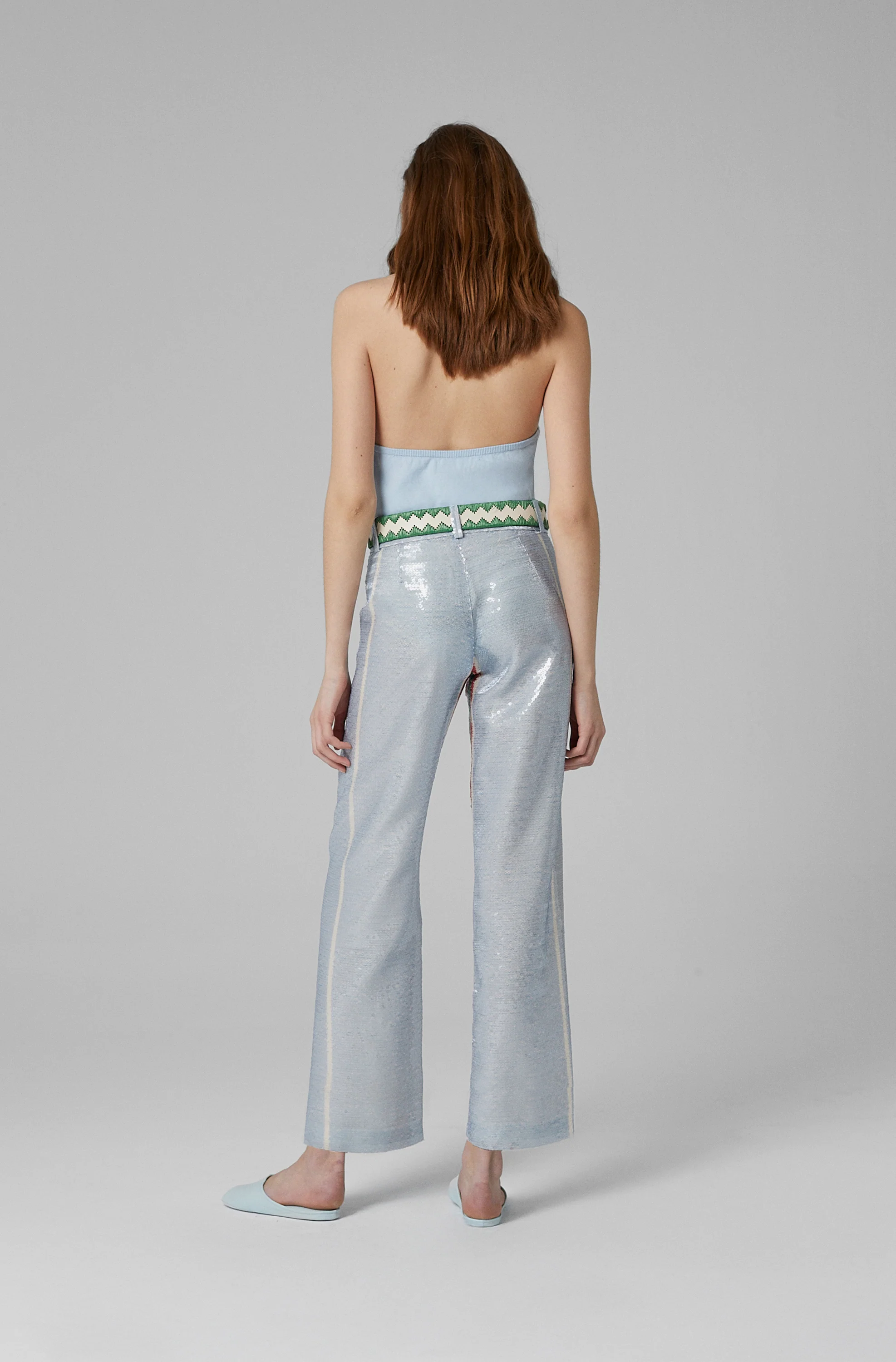 Pippi Sequin Pants Celeste - Image 5