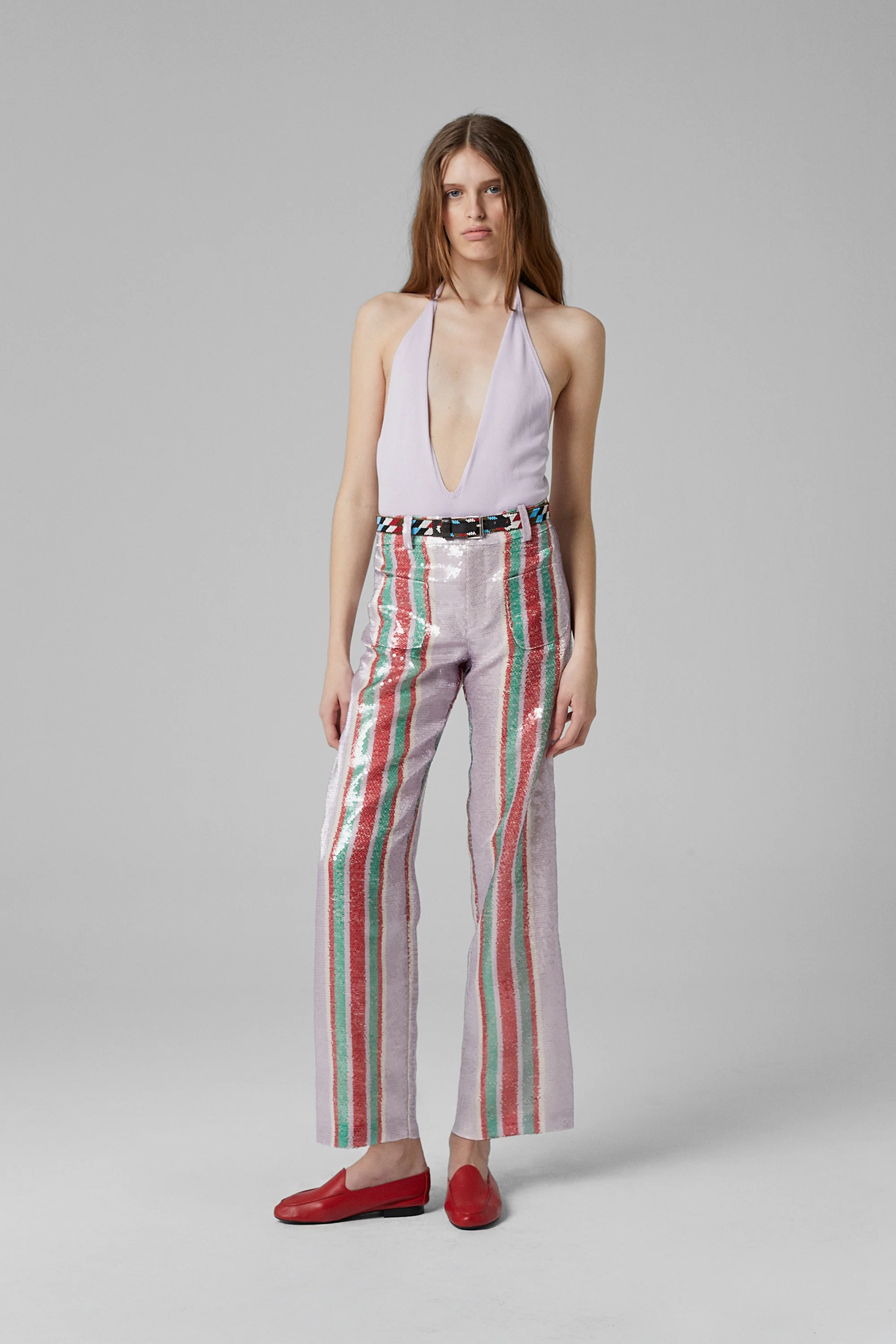 Pippi Sequin Pants Lila - Image 2