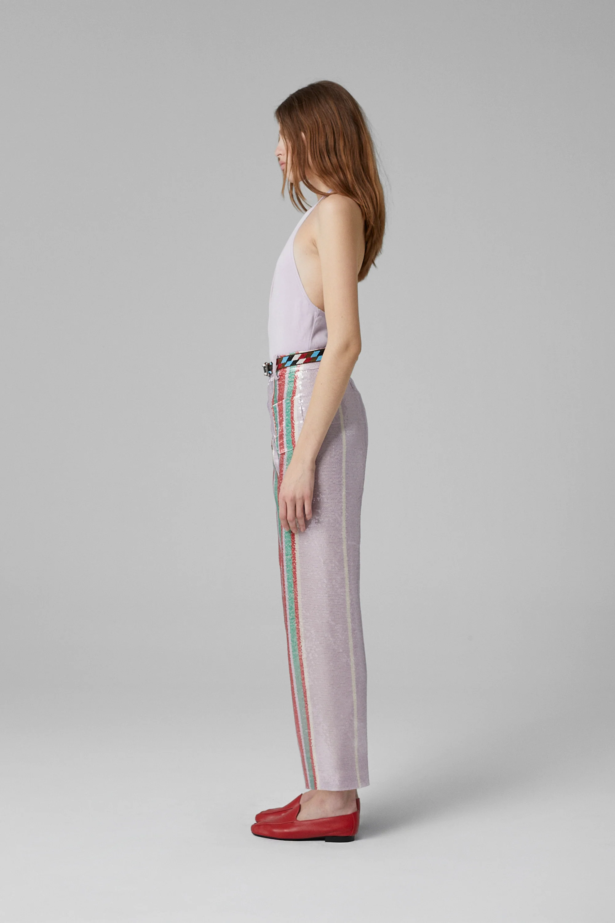 Pippi Sequin Pants Lila - Image 4