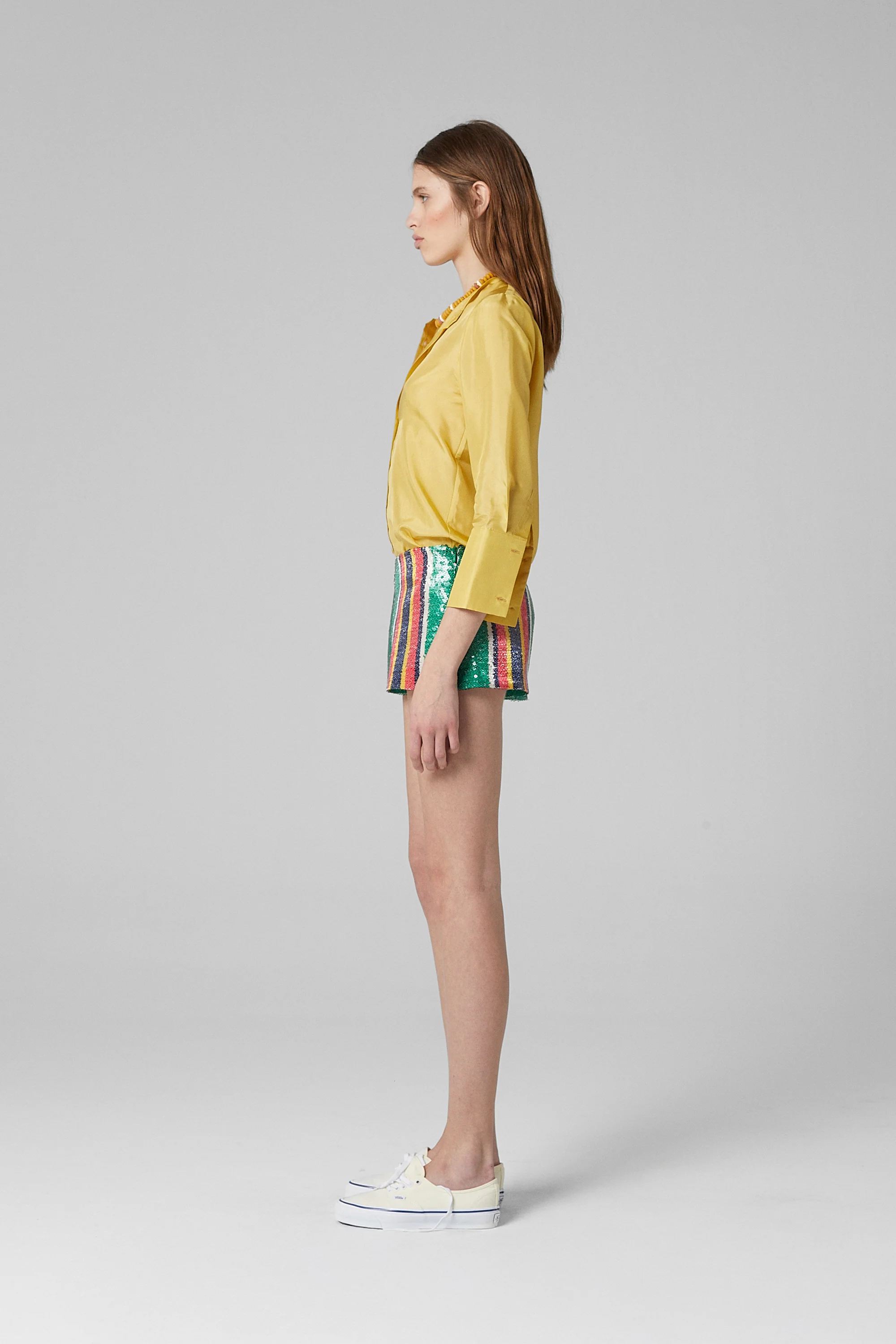 Pippi Sequin Shorts Green - Image 4