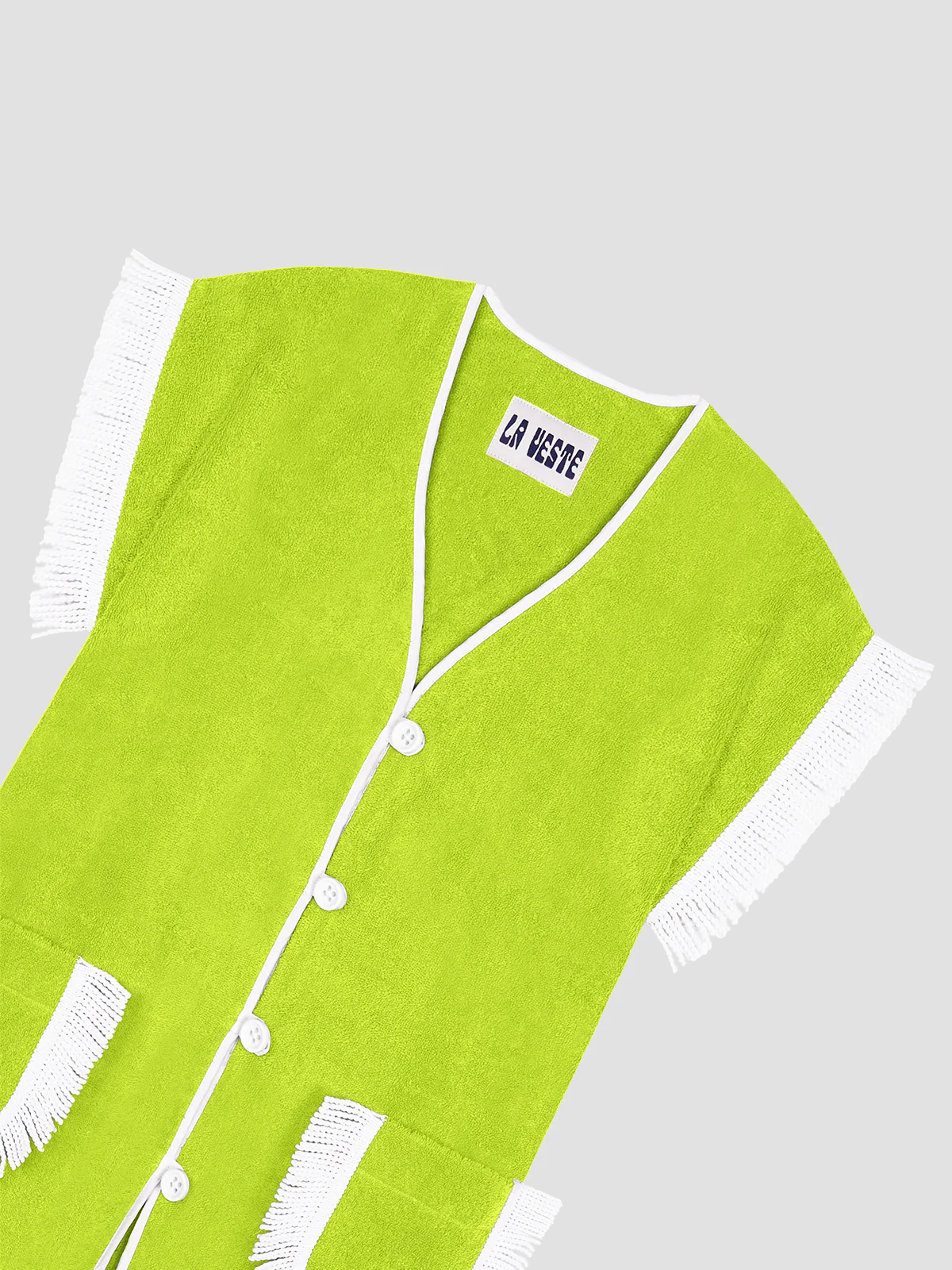 Pitaya Towel Dress Lime - Image 2