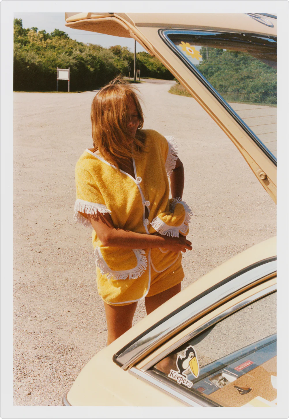 Pitaya Towel Dress Yellow - Image 4