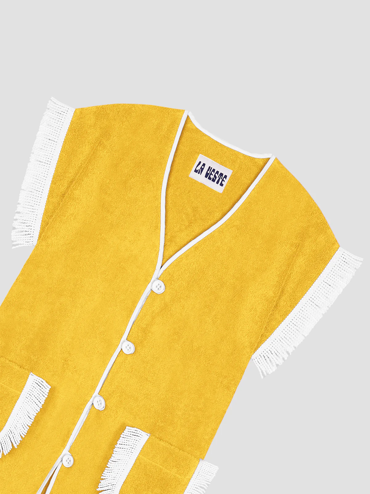 Pitaya Towel Dress Yellow - Image 5