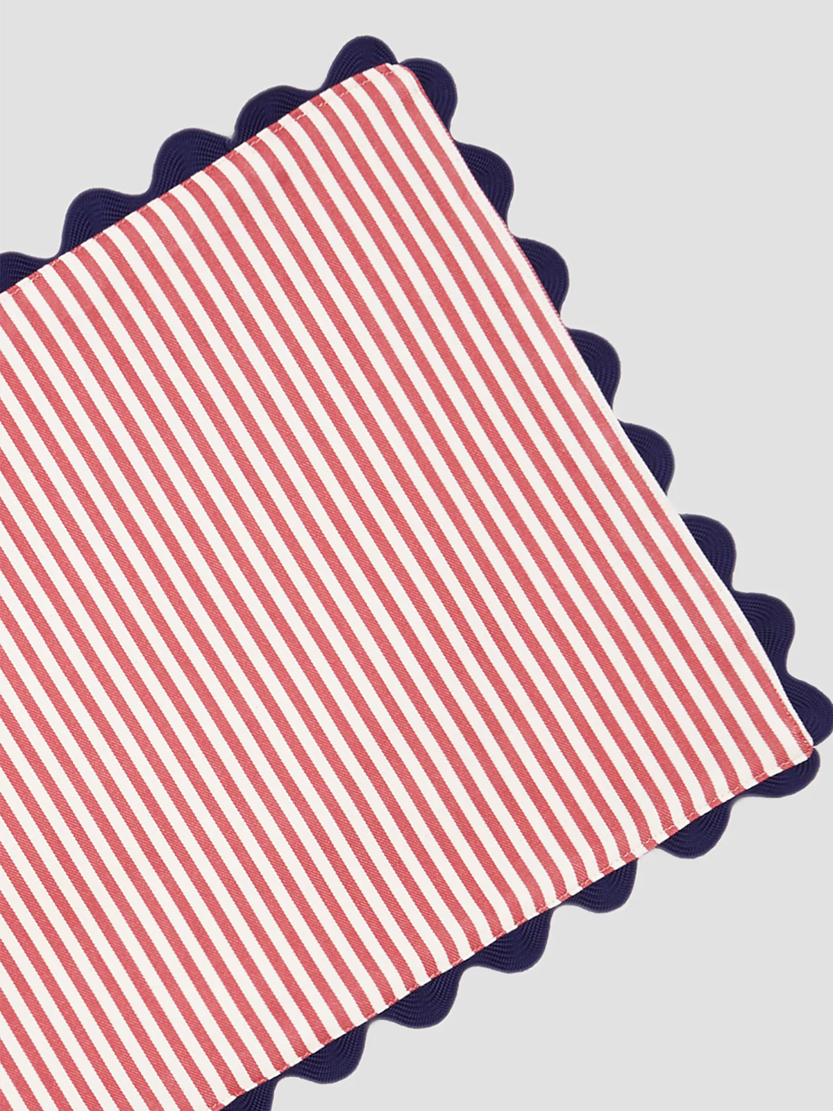 Placemat Vertical Stripe Red - Image 2