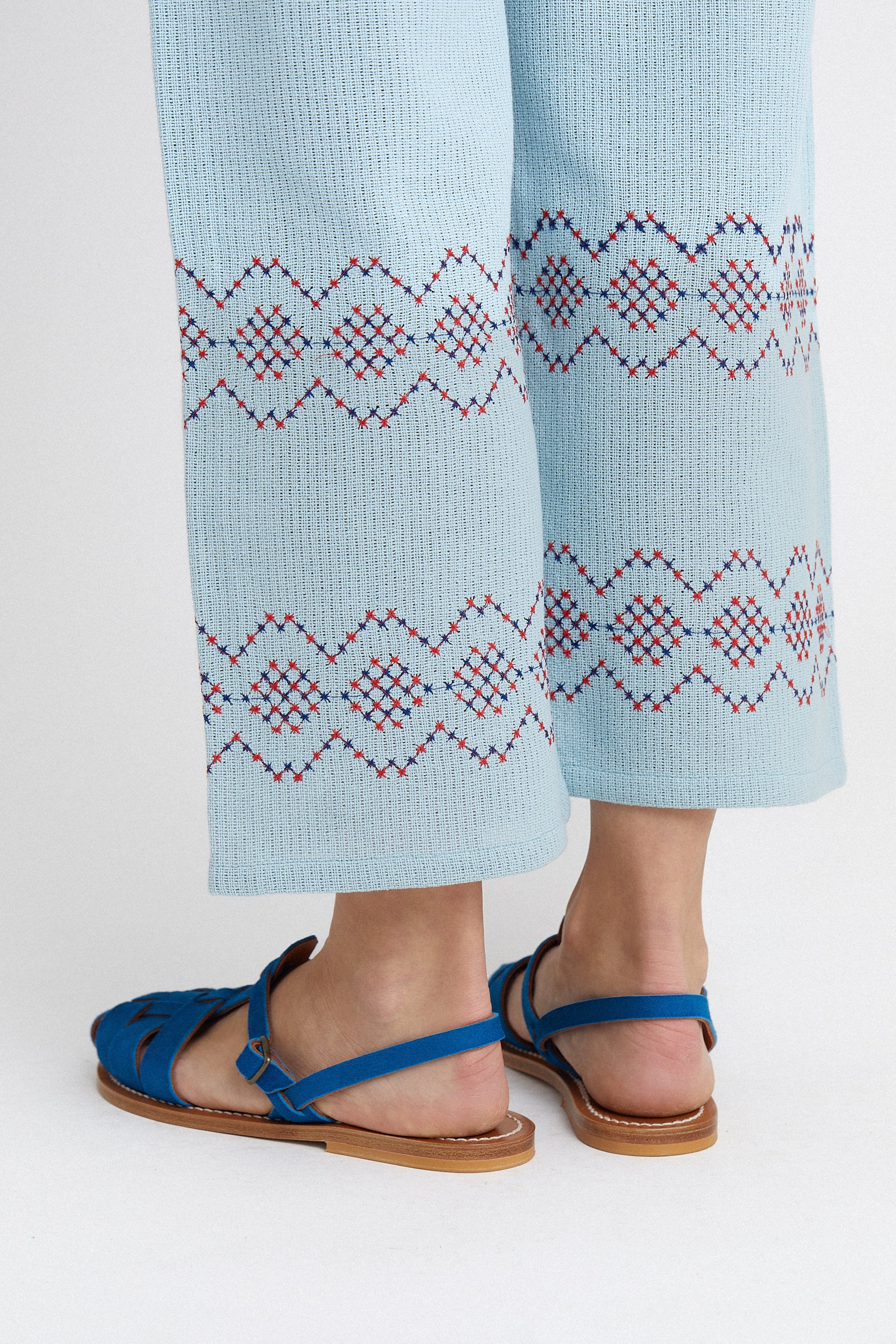 Punto de Cruz Pants Blue - Image 2