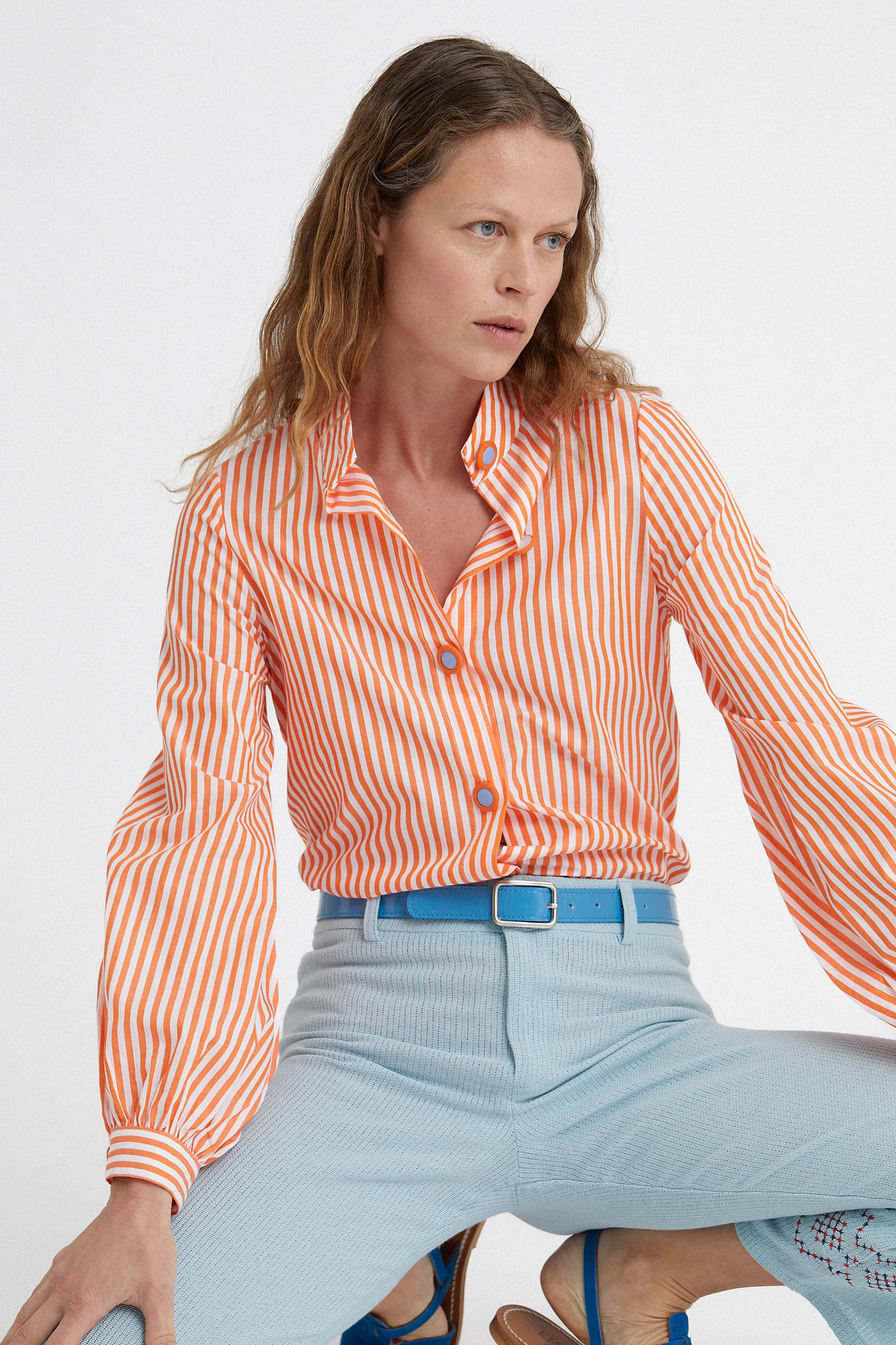 Punto de Cruz Pants Blue - Image 3