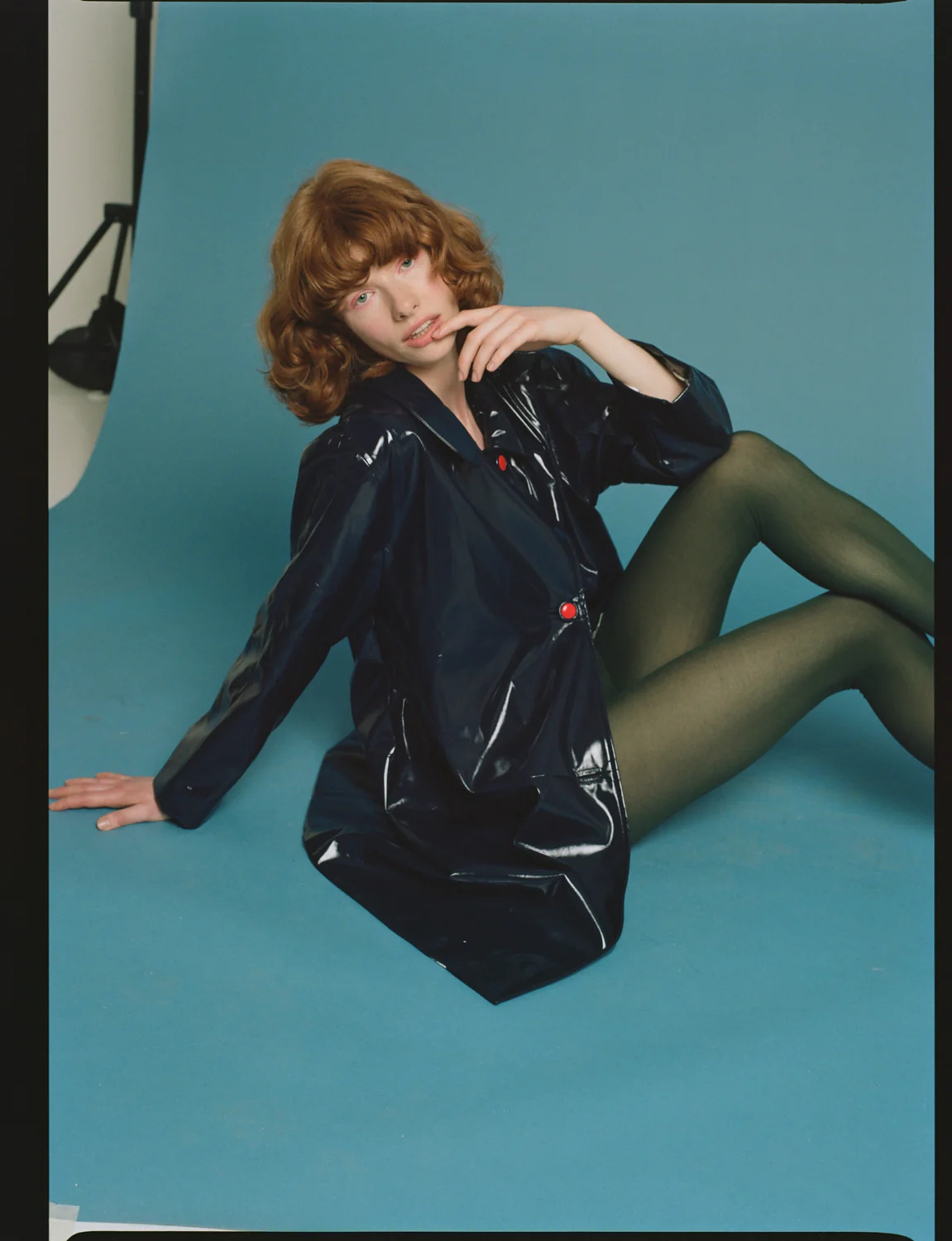 Señorita Out Of School Trench Coat Navy - Image 8
