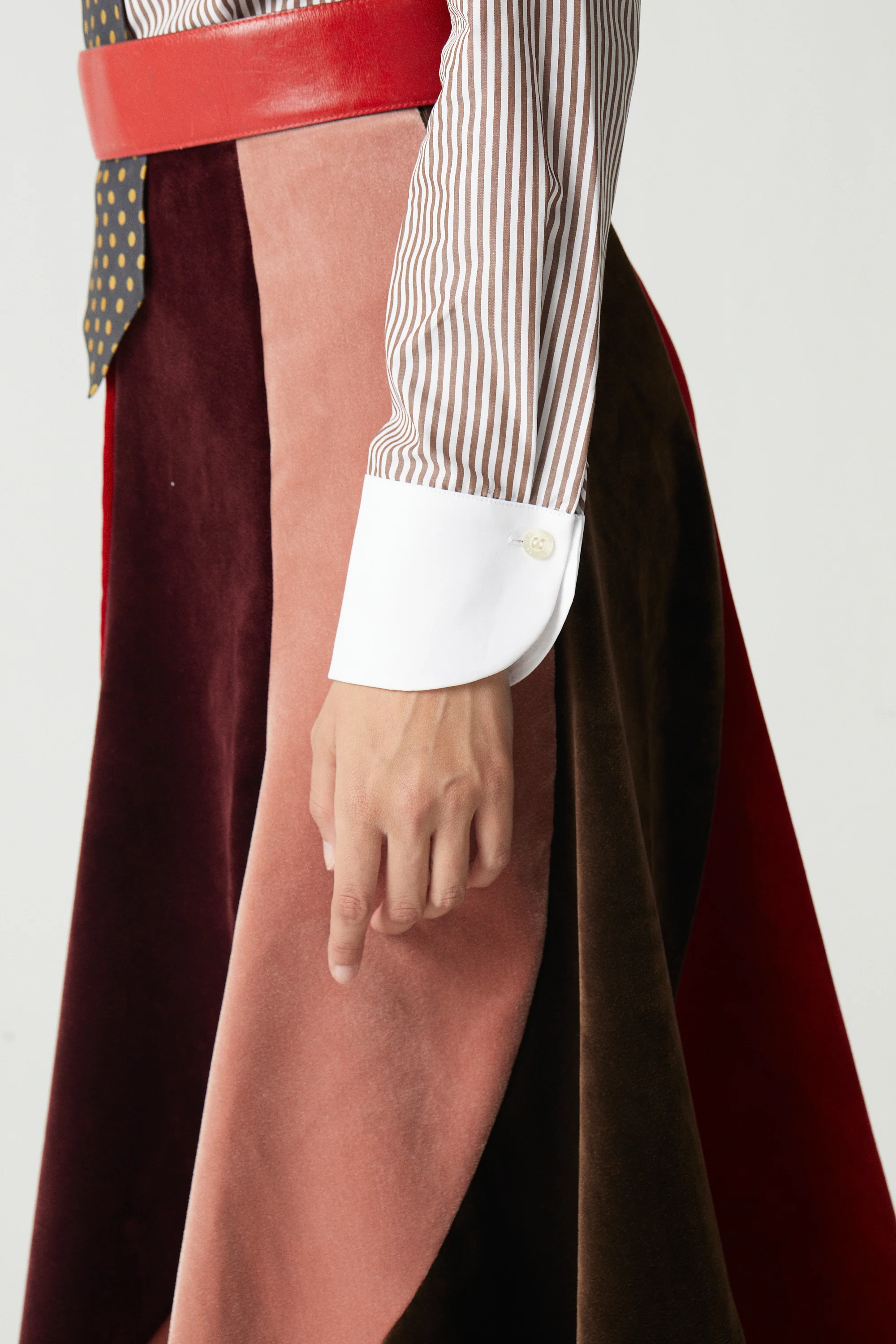 Shelby Shirt Striped Brown - Image 3
