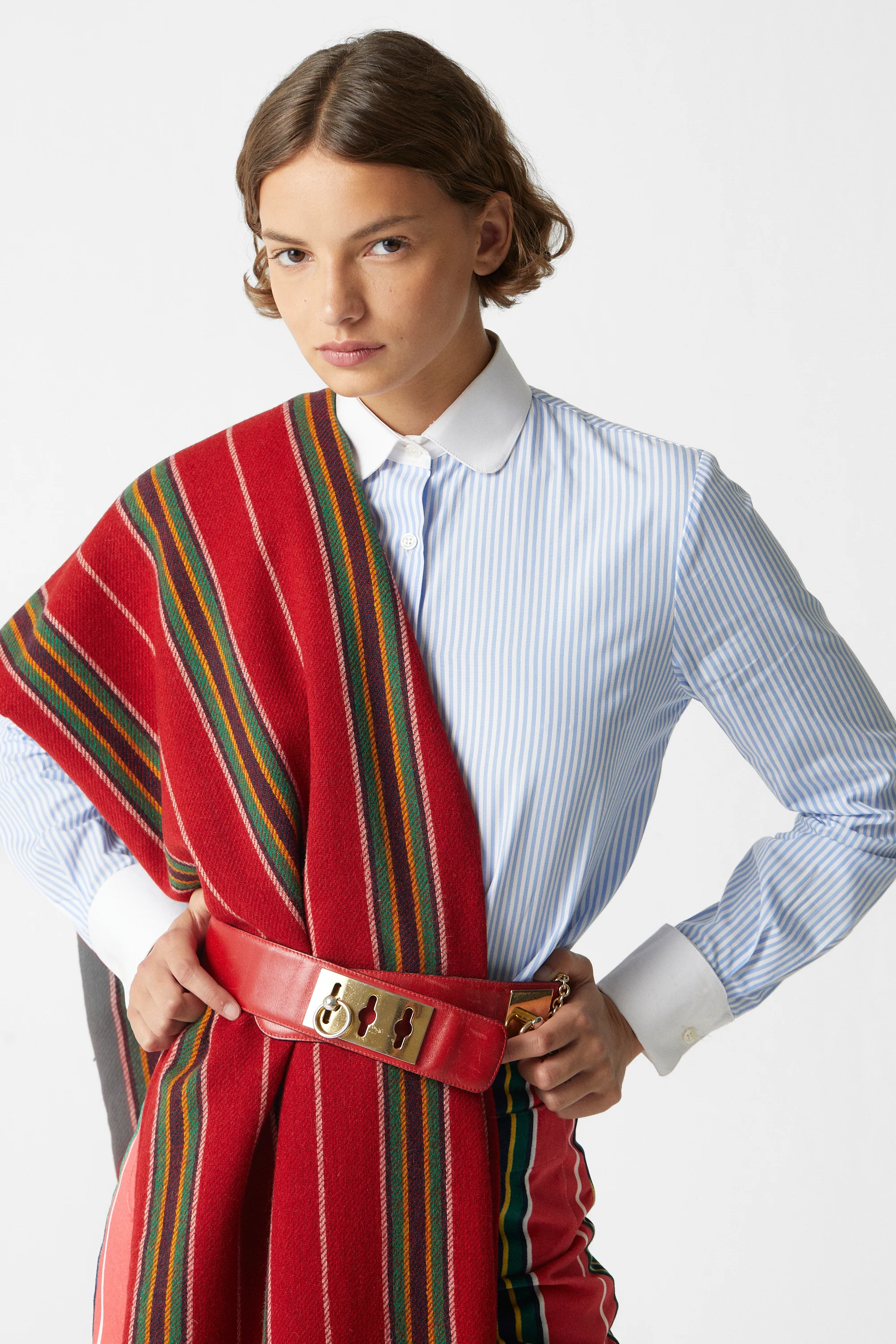 Shelby Shirt Striped Celeste - Image 4