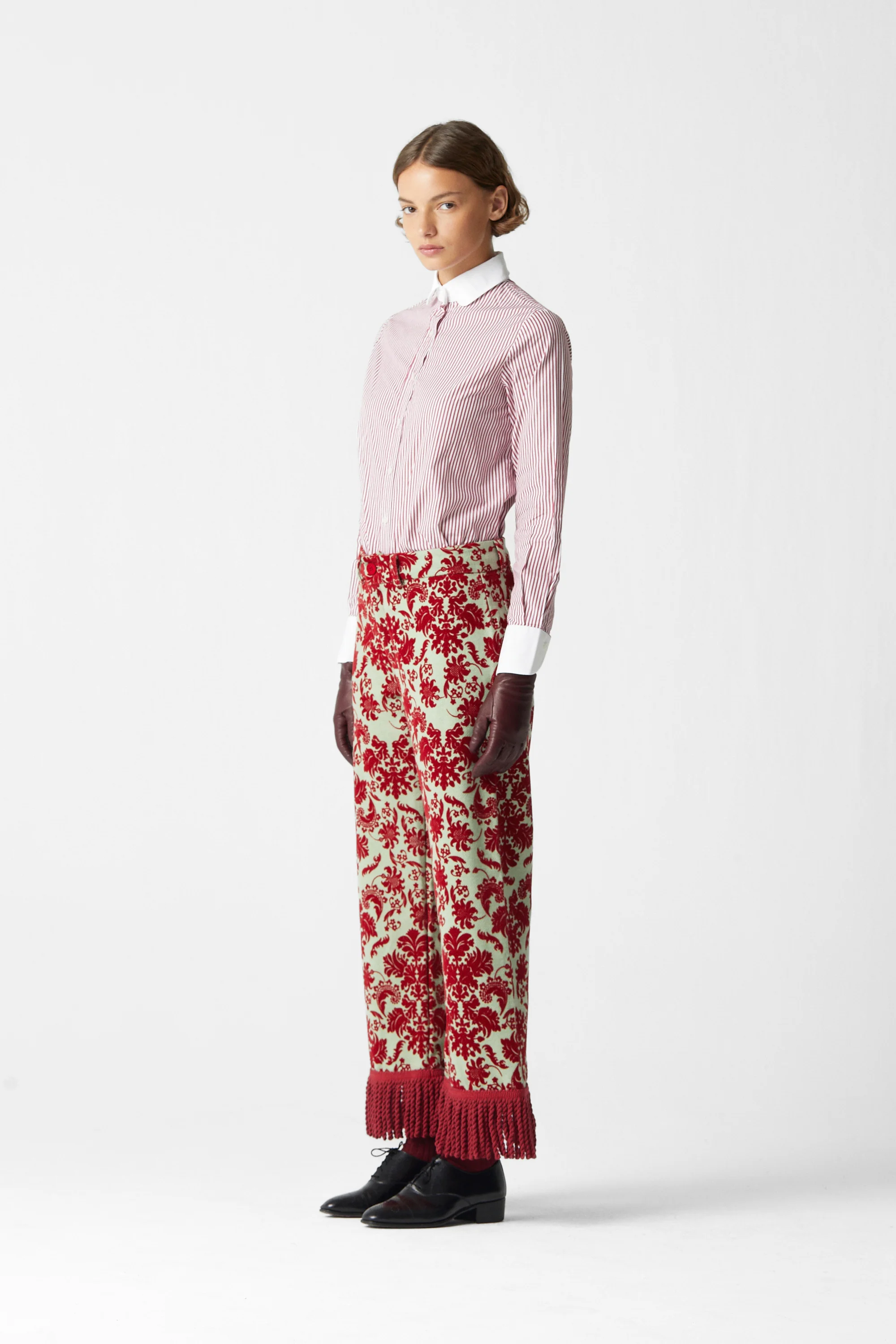 Shelby Shirt Striped Red - Image 3