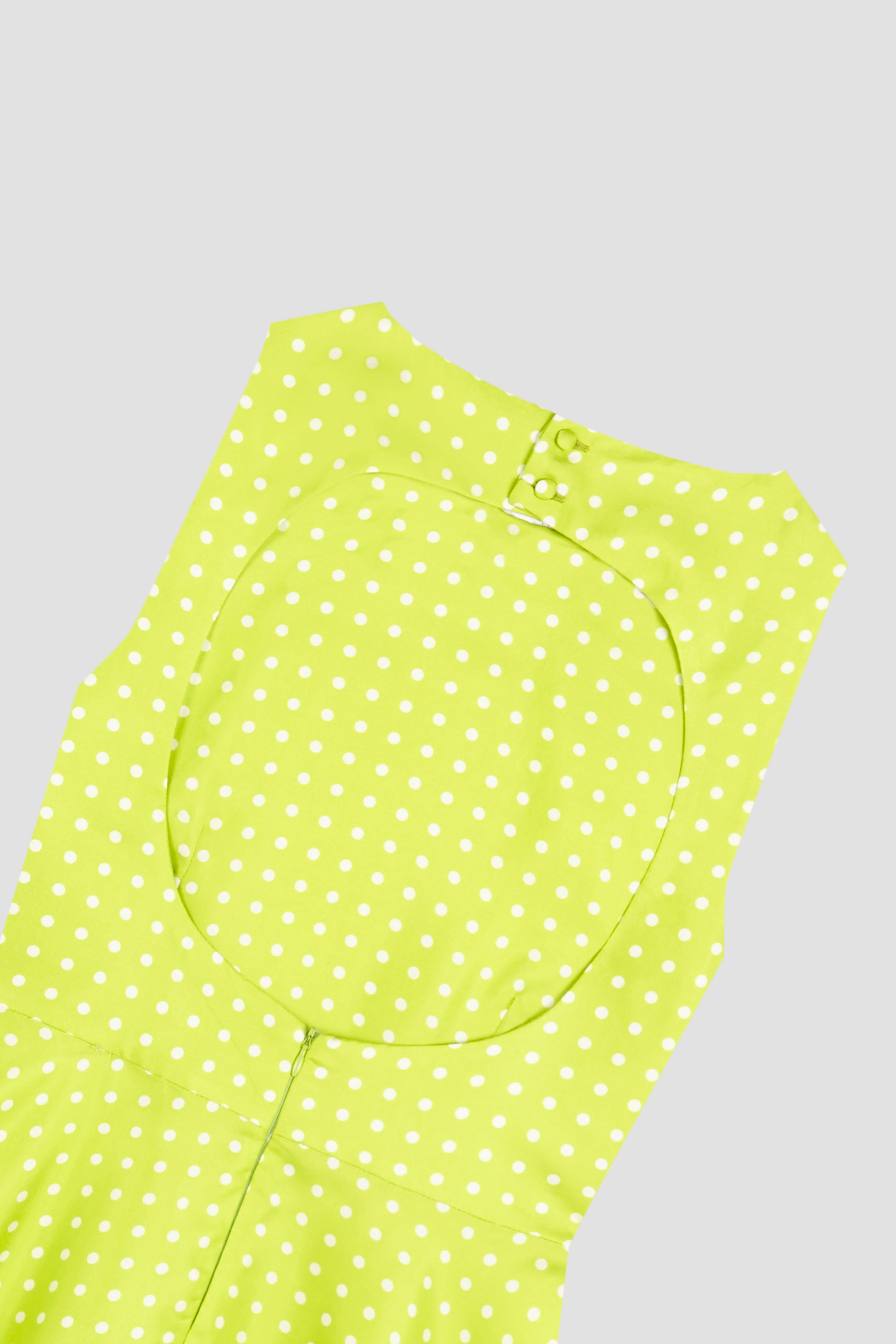 Sorbetto Mini Dress Silk Lime - Image 4