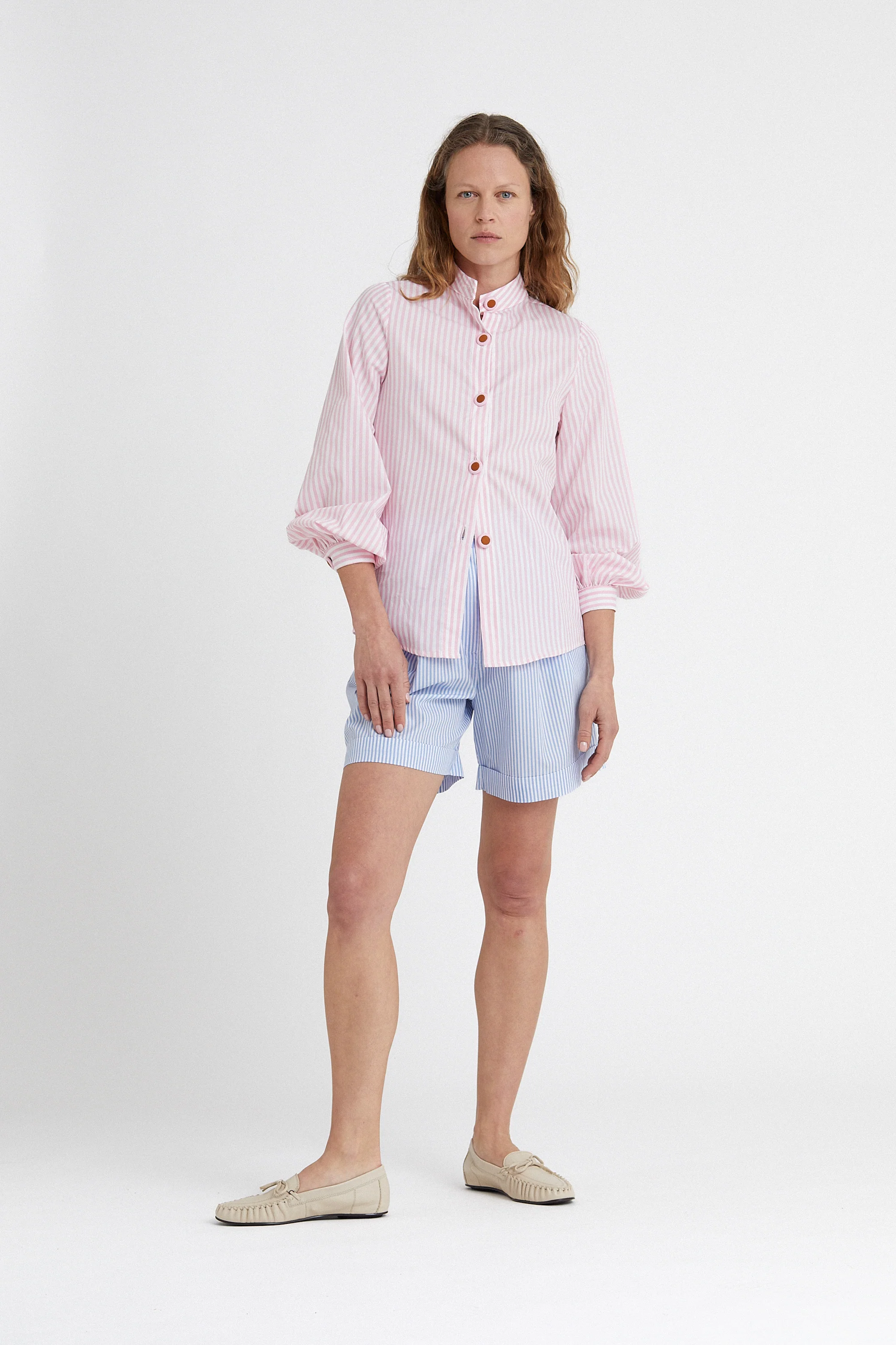 Striped Bermudas Celeste - Image 3