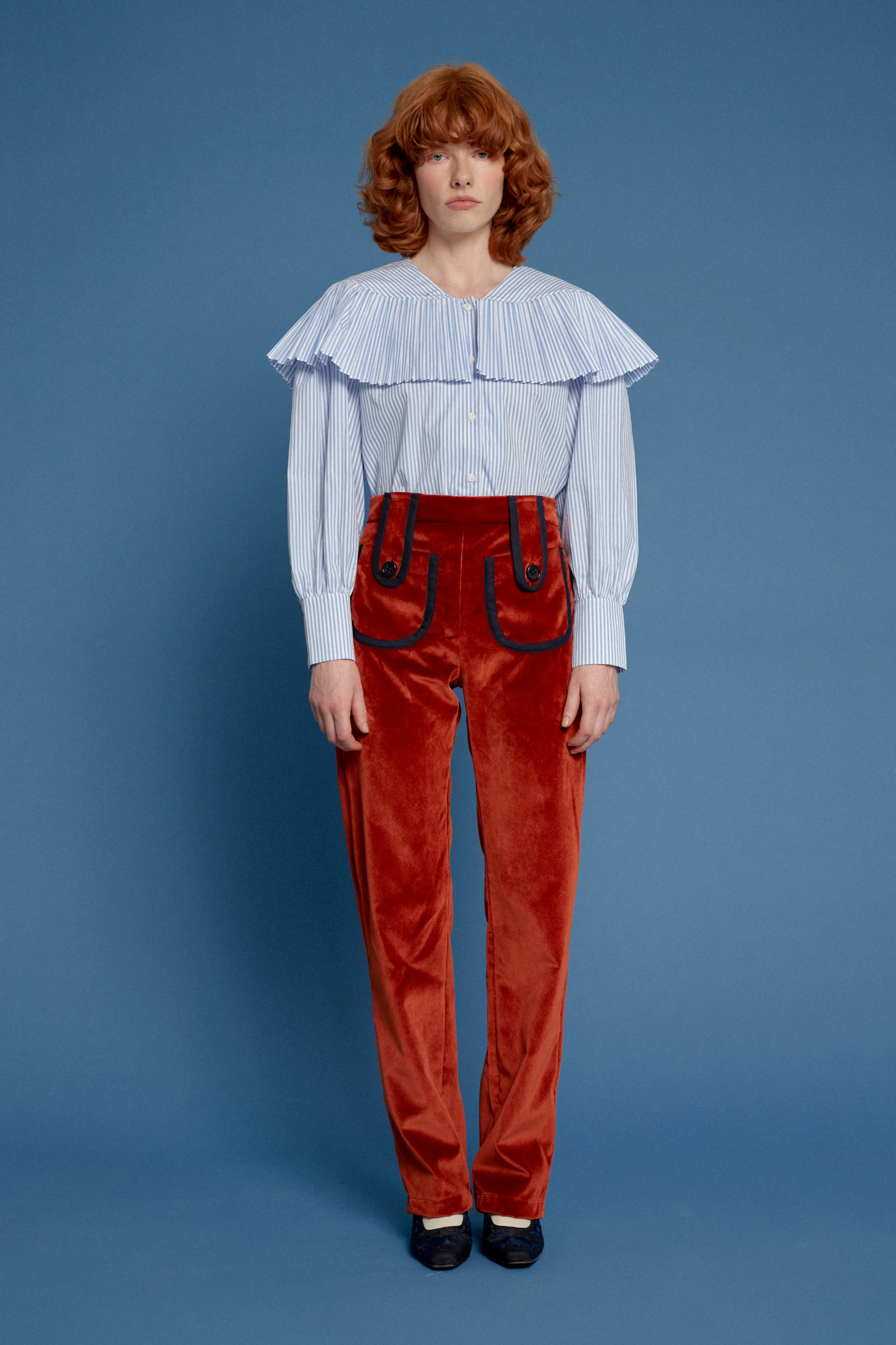 Tabla Shirt Stripe Blue - Image 3