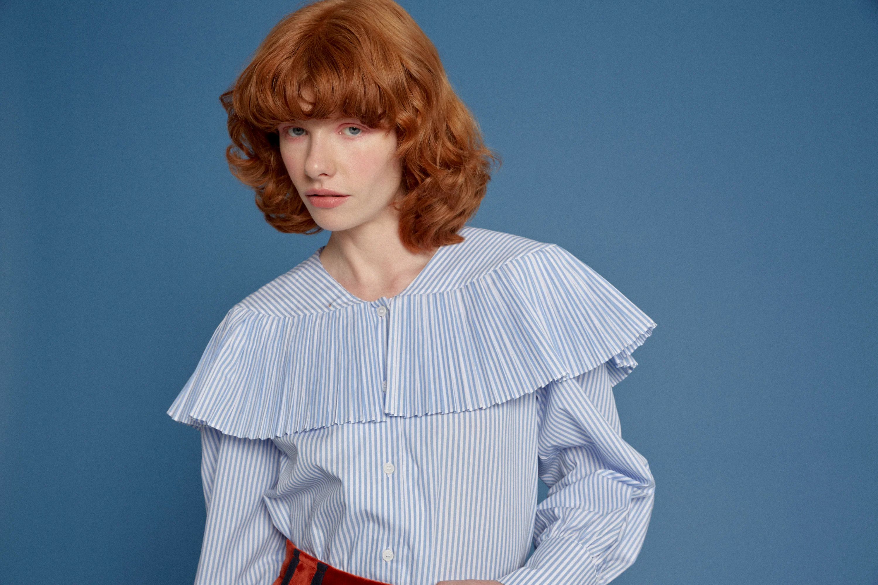 Tabla Shirt Stripe Blue - Image 5