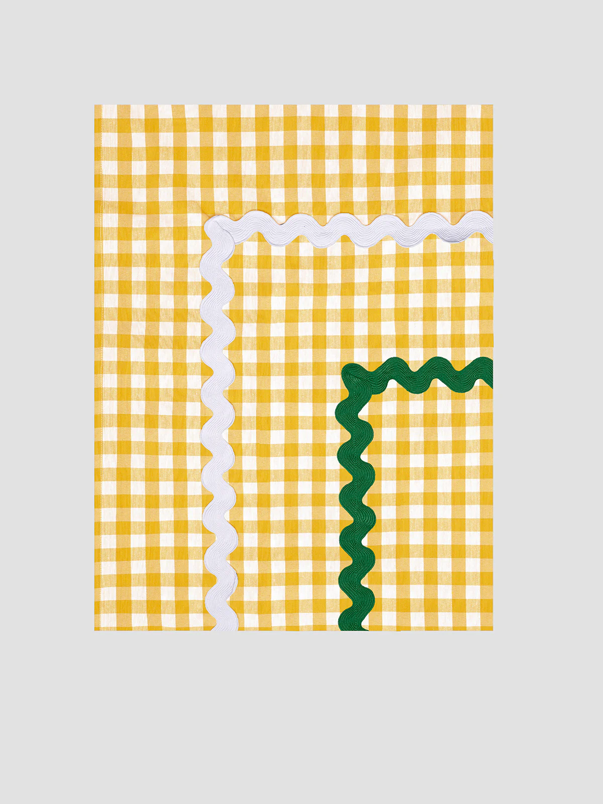 Tablecloth Check Yellow