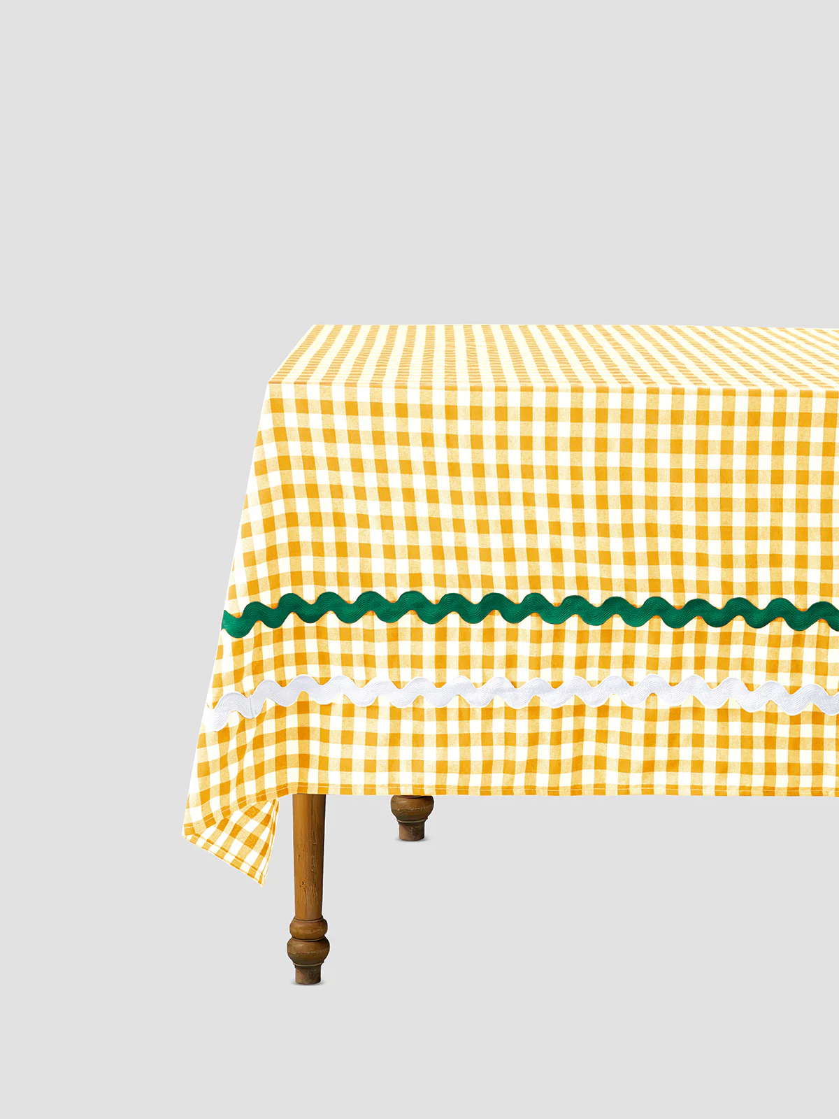 Tablecloth Check Yellow - Image 2