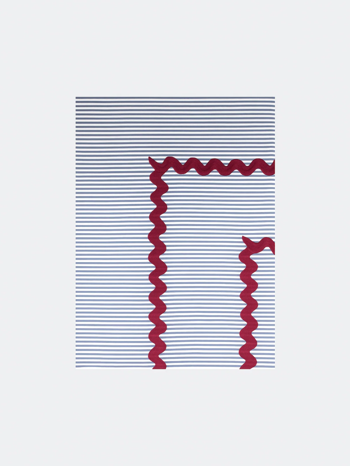 Tablecloth Vertical Striped Blue