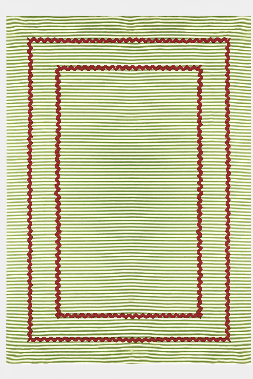 Tablecloth Vertical Striped Green - Image 3