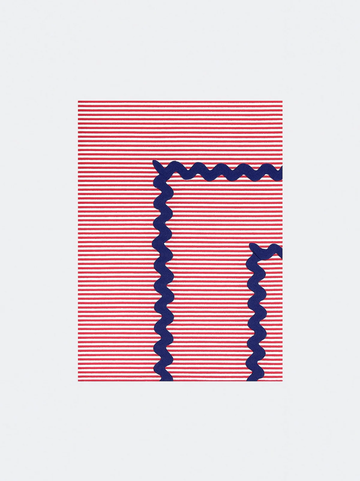 Tablecloth Vertical Striped Red