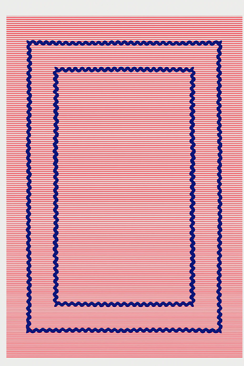 Tablecloth Vertical Striped Red - Image 4